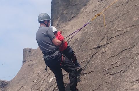 Abseiling